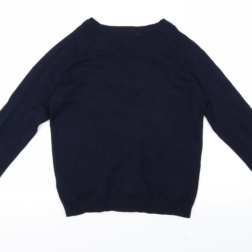 Dorothy Perkins Womens Blue  Knit Cardigan Jumper Size 12