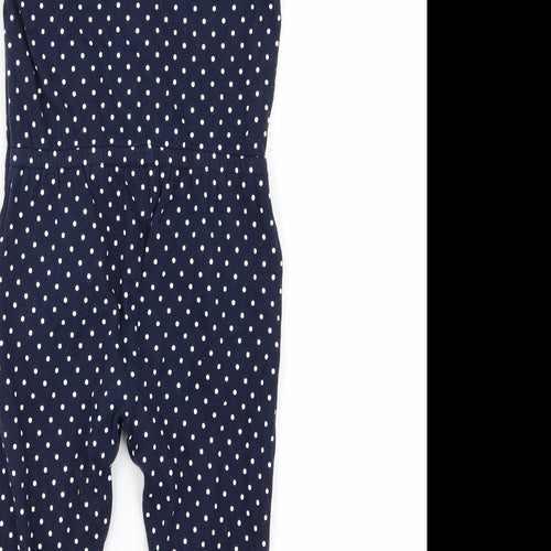 Young Dimension Girls Blue Polka Dot  Jumpsuit Outfit/Set Size 18-24 Months