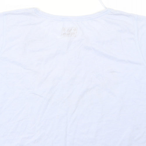 F&F Womens Blue Geometric  Top Pyjama Top Size 12