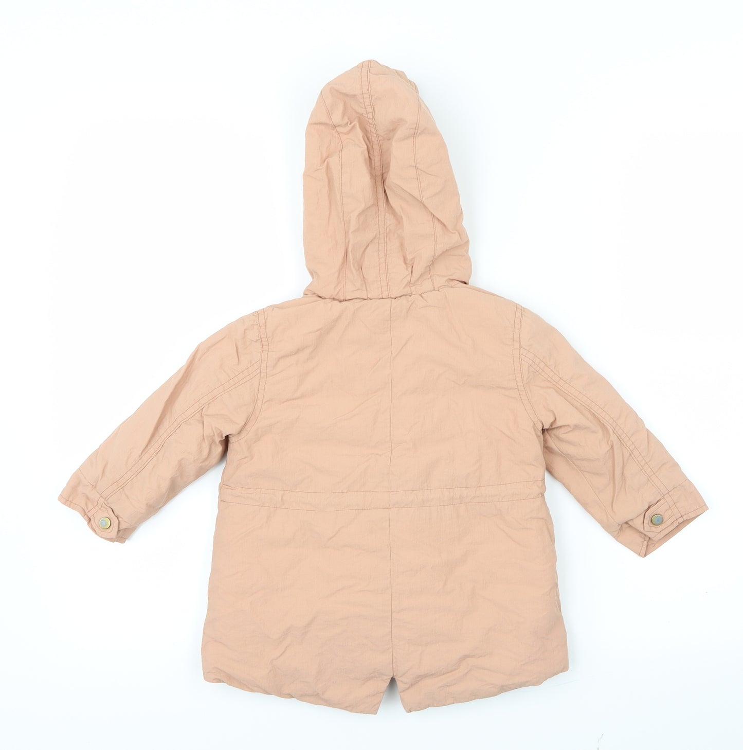 Zara Girls Pink   Jacket Coat Size 12-18 Months