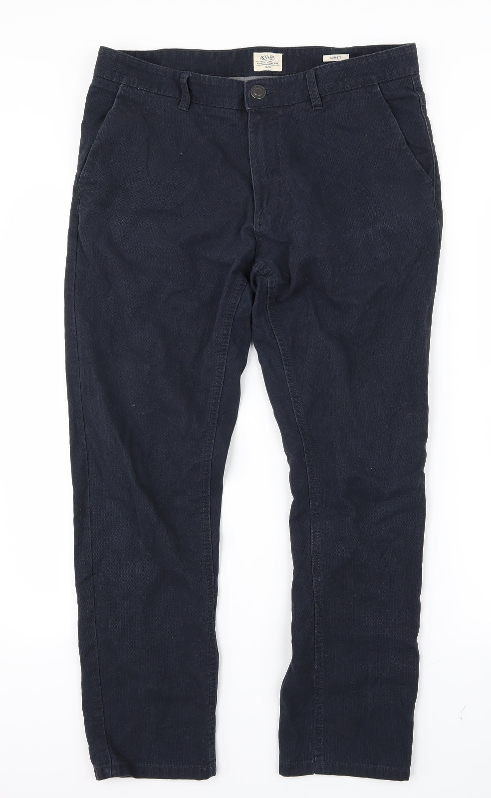 Matalan Mens Blue   Trousers  Size 33 in L27 in