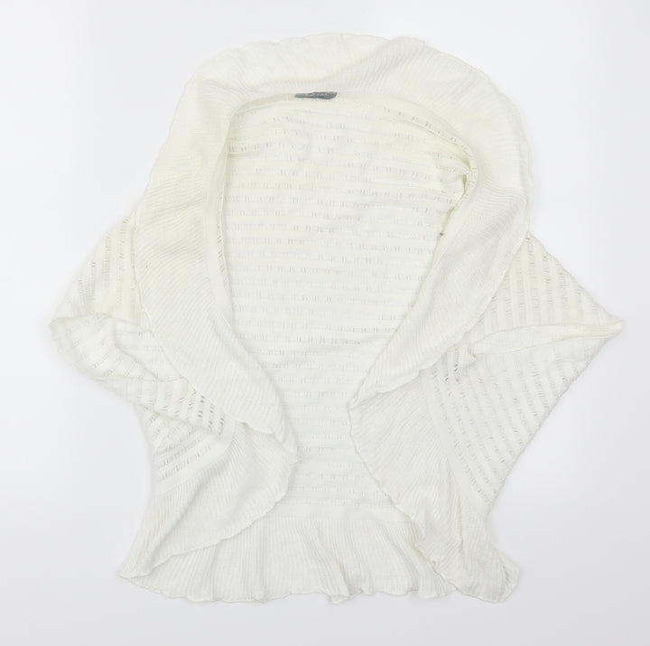 Per Una Womens White Cardigan Jumper Size M