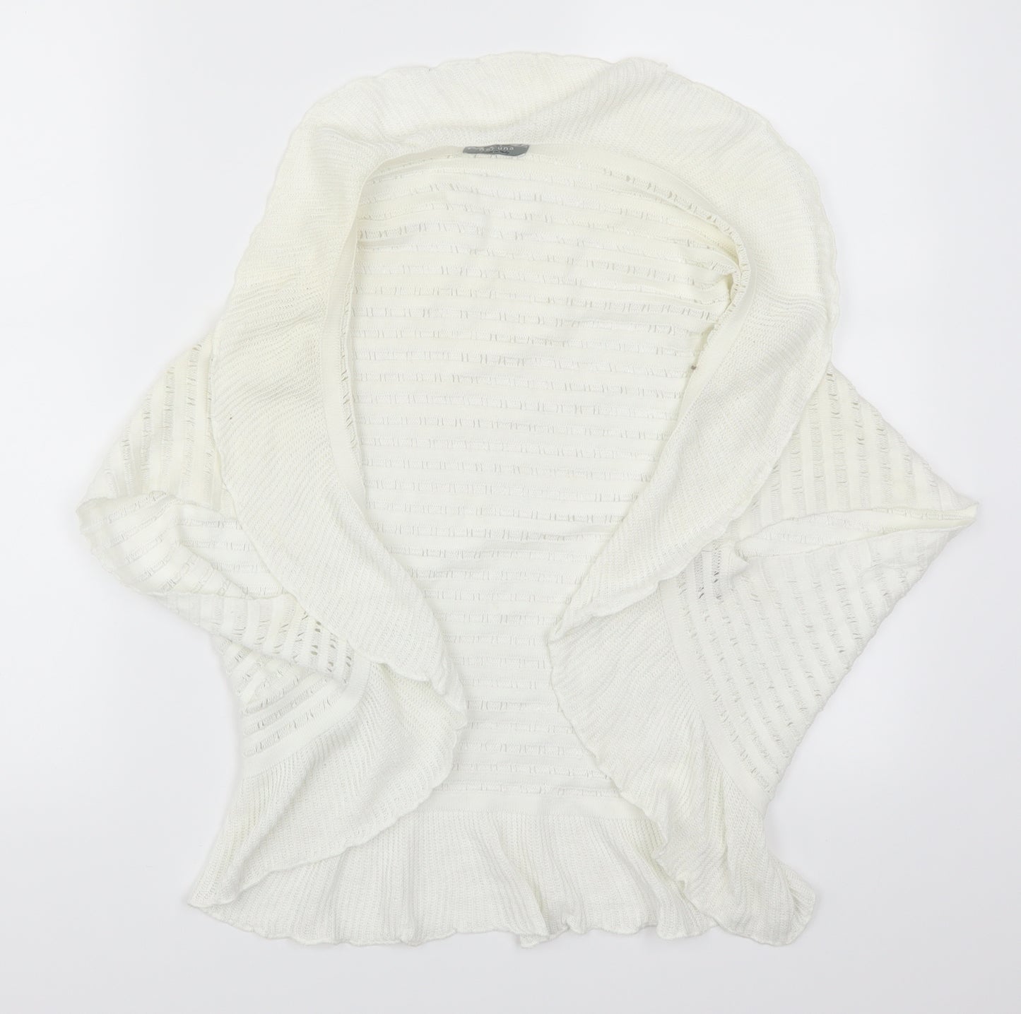 Per Una Womens White   Cardigan Jumper Size M