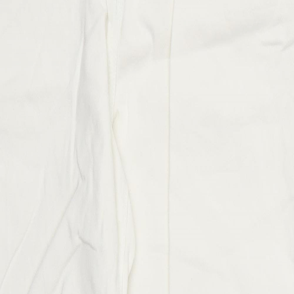 NEXT Womens White  Denim Skinny Jeans Size 16 L27 in