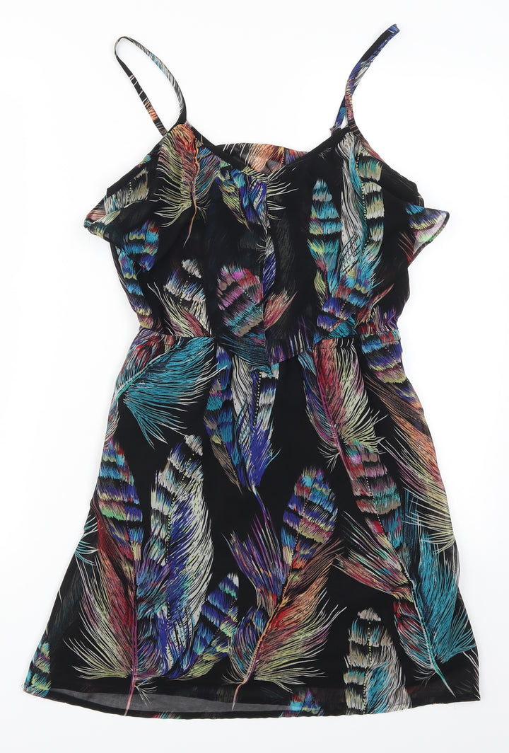 Dynamite Womens Multicoloured   Mini  Size XS  - Feather Print