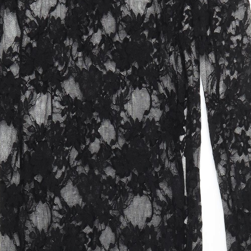 Ann Summers Womens Black  Lace Maxi  Size S