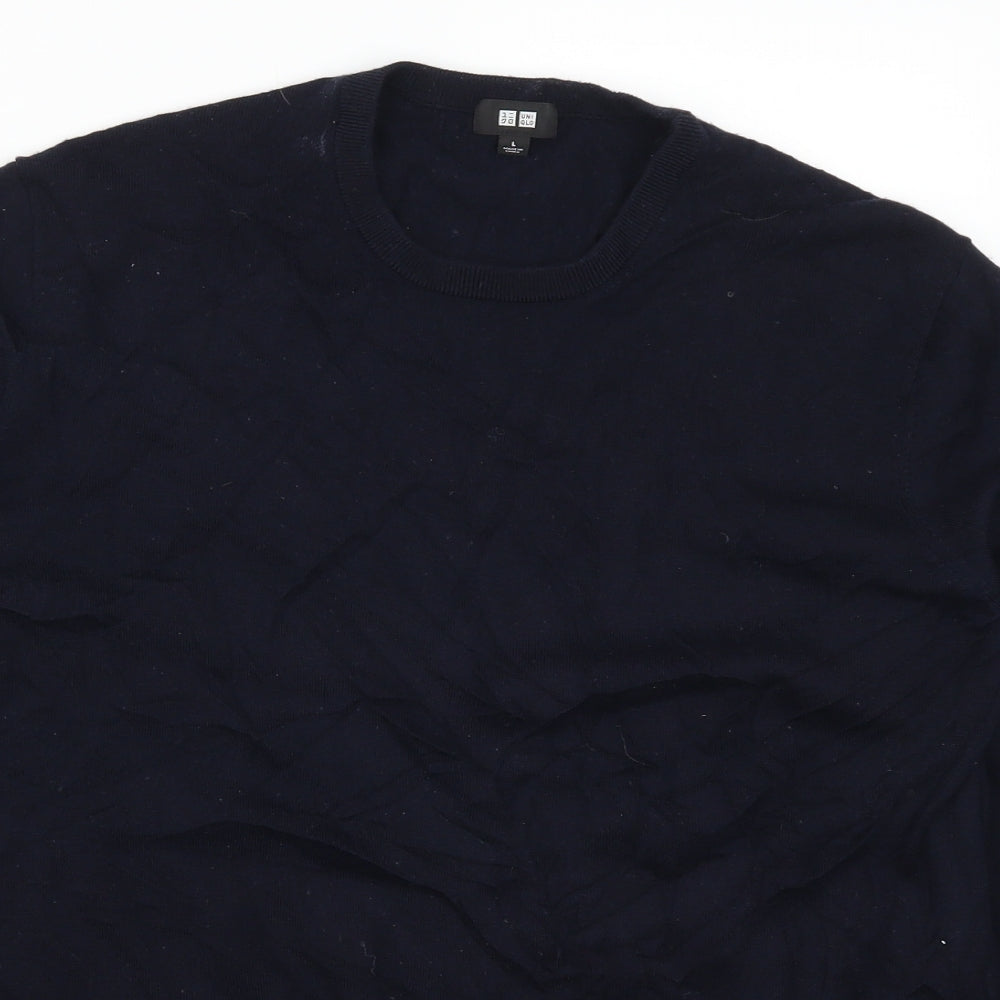 Uniqlo Mens Blue   Pullover Jumper Size L