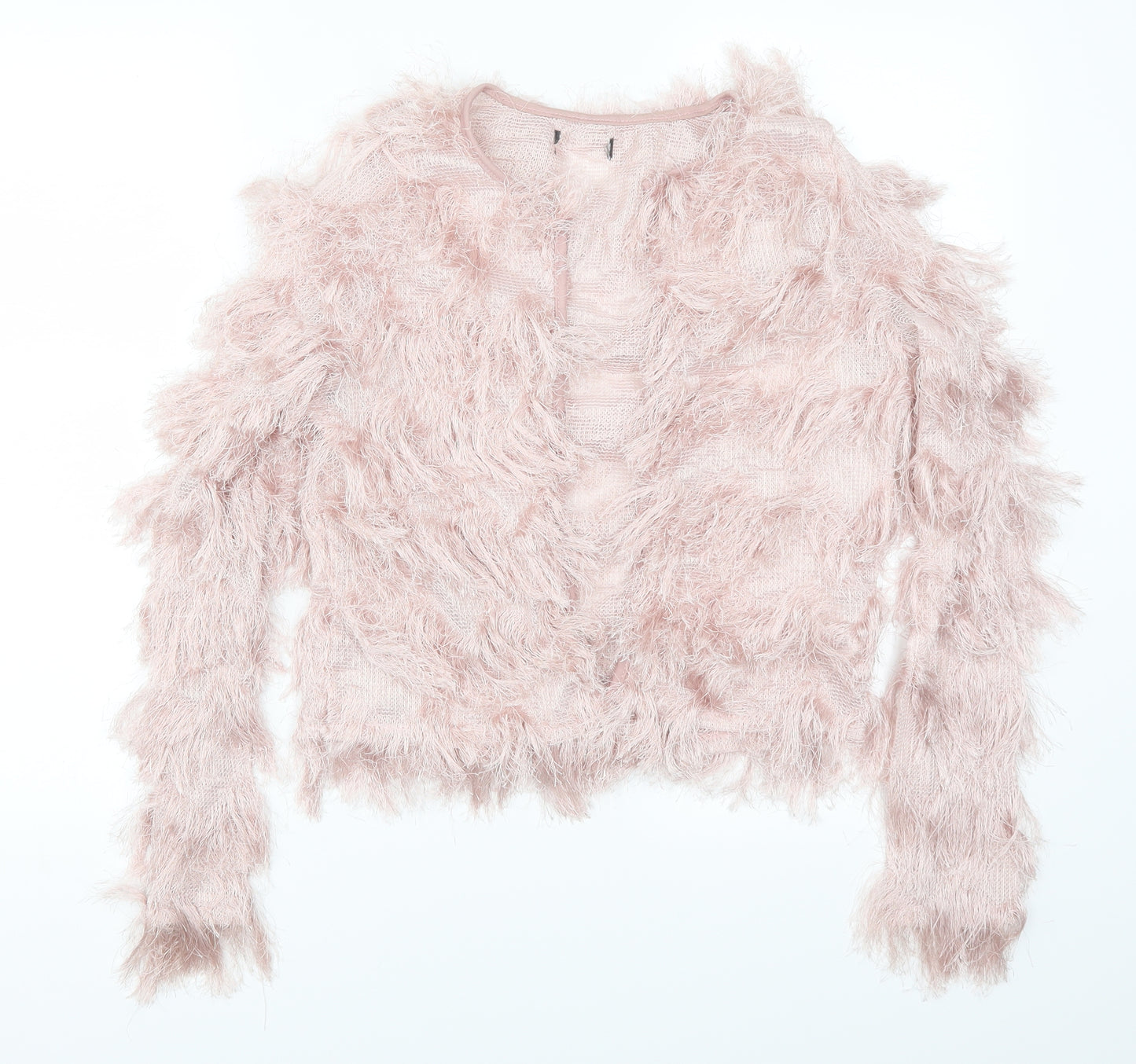 Primark Womens Pink   Cardigan Jumper Size XS  - Fluffy