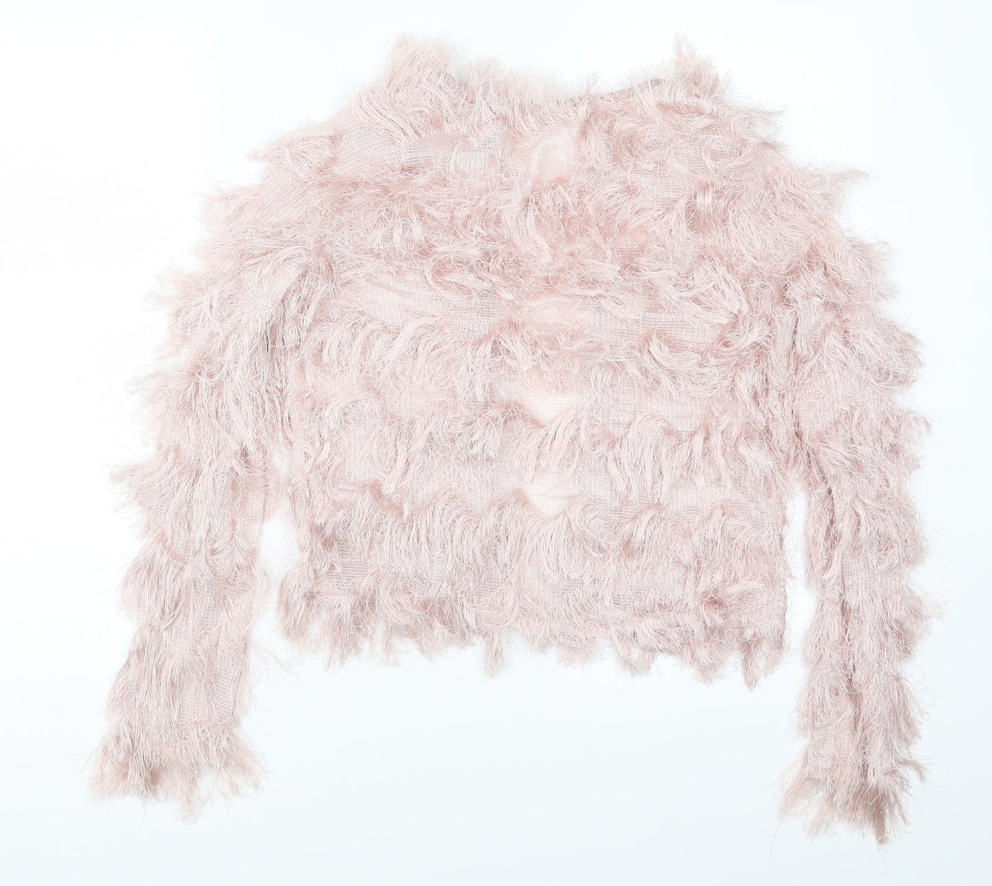 Primark Womens Pink   Cardigan Jumper Size XS  - Fluffy