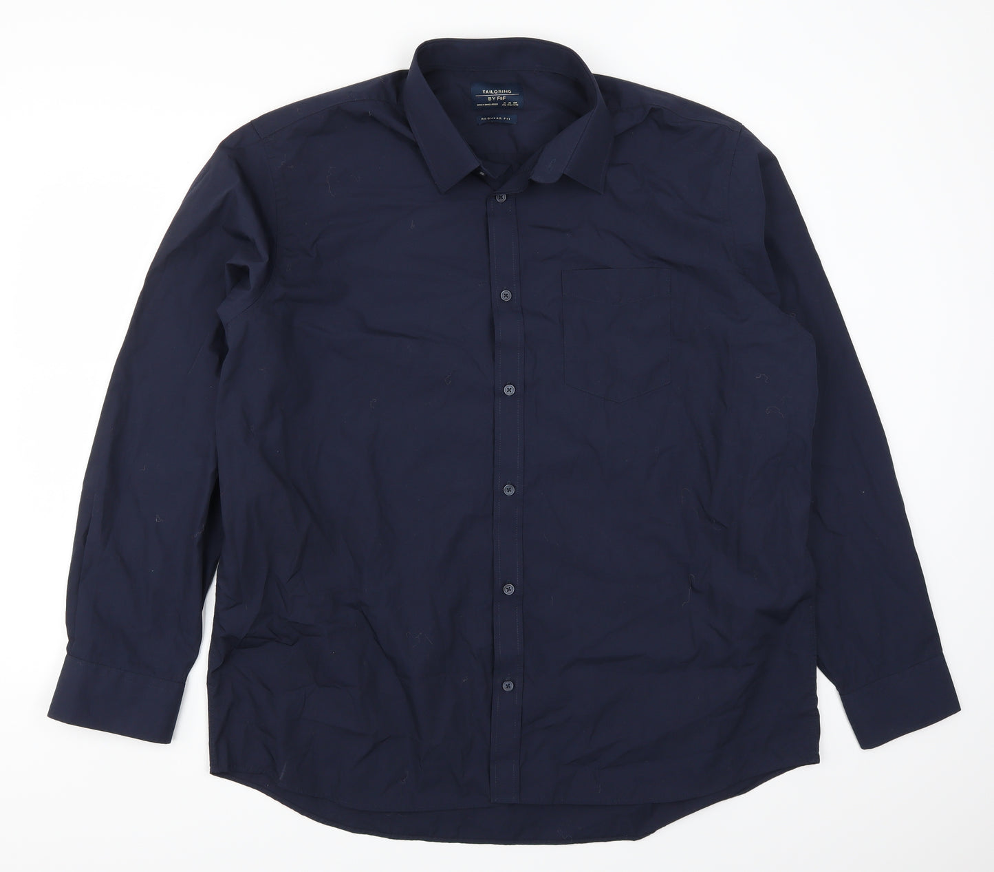 F&F Mens Blue    Button-Up Size XL