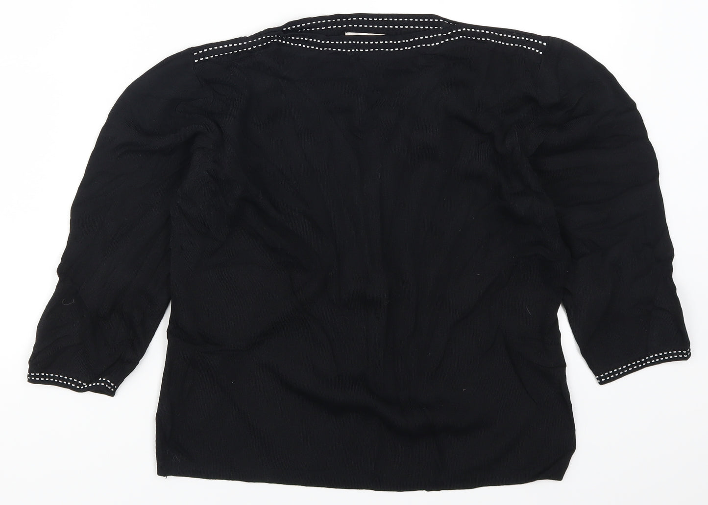 Bonmarché Womens Black   Pullover Jumper Size M