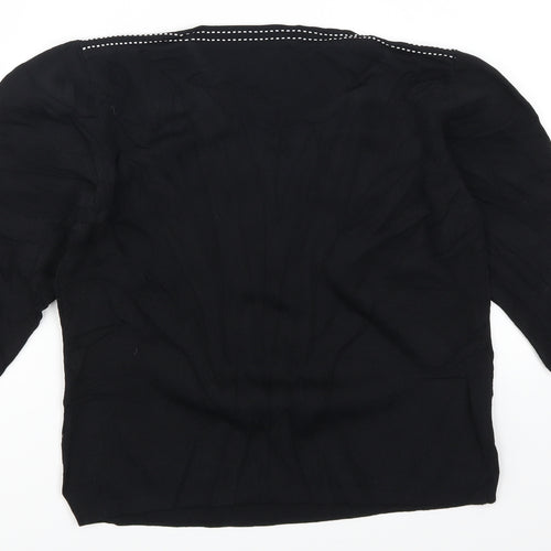 Bonmarché Womens Black   Pullover Jumper Size M