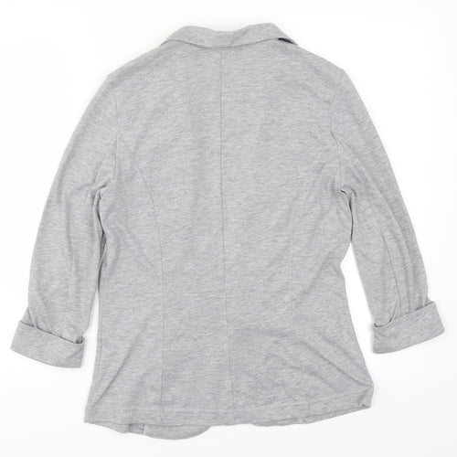 Internationale Womens Grey   Jacket Blazer Size 10