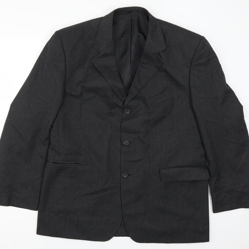 Burton Mens Grey   Jacket Suit Jacket Size 44