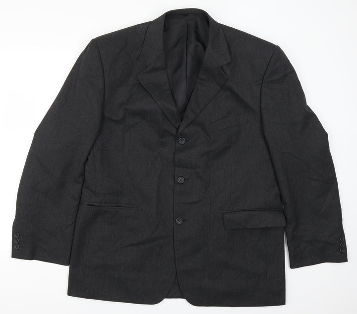 Burton Mens Grey Jacket Suit Jacket Size 44