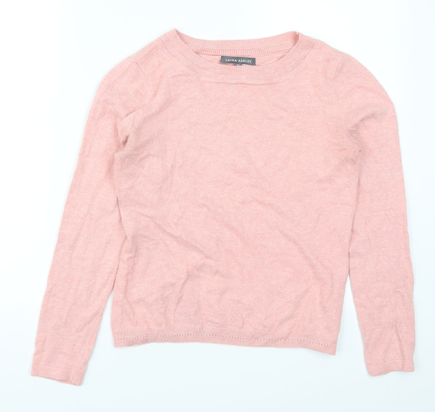 Laura Ashley Womens Pink   Pullover Jumper Size 8