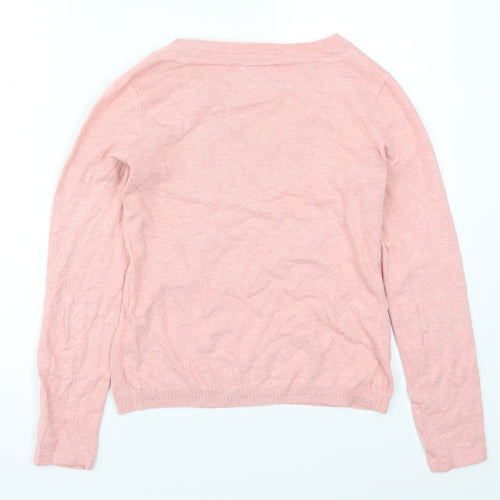 Laura Ashley Womens Pink   Pullover Jumper Size 8