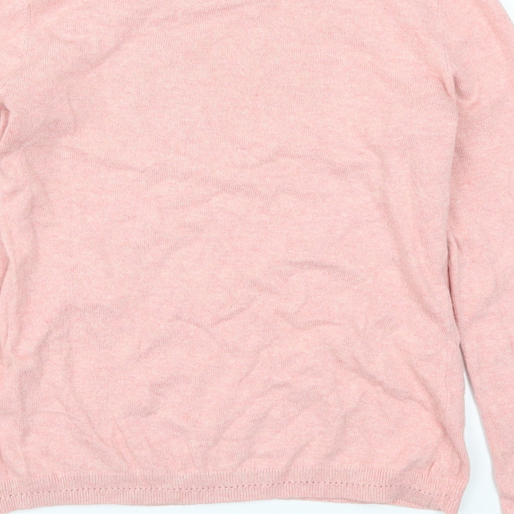 Laura Ashley Womens Pink   Pullover Jumper Size 8