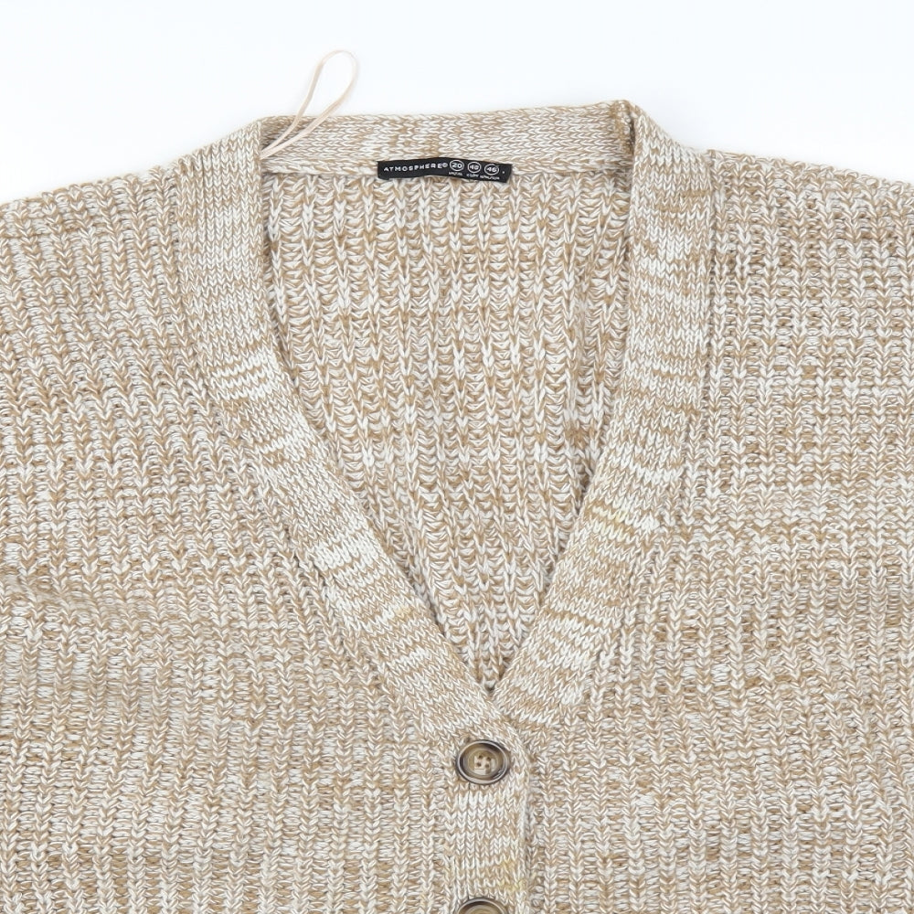 Atmoshere Womens Beige   Cardigan Jumper Size 20