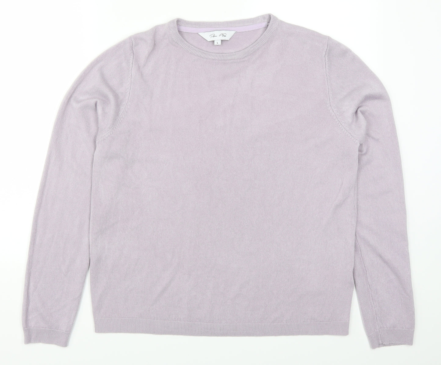 Plum Tree Womens Purple   Pullover Jumper Size L