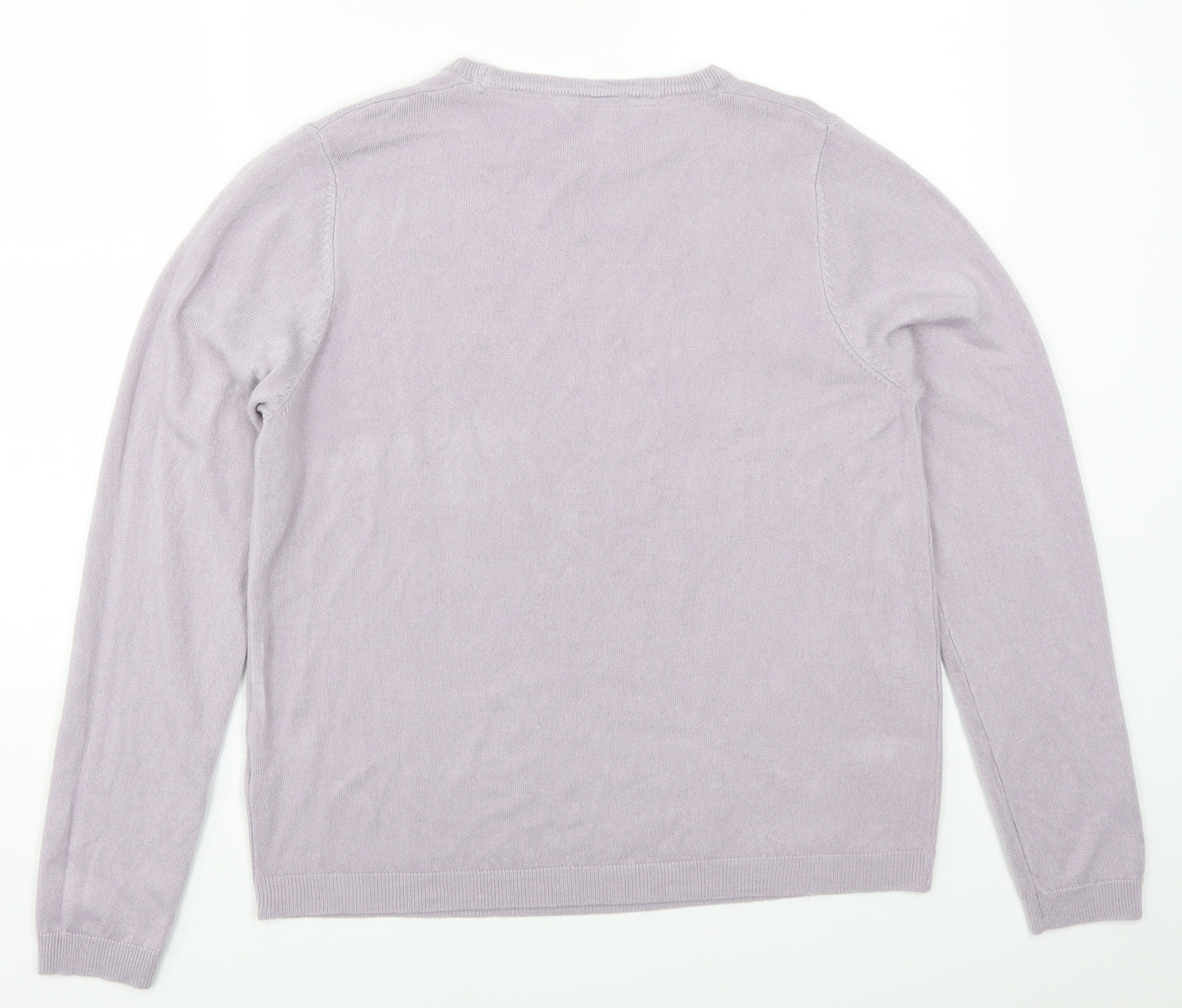 Plum Tree Womens Purple   Pullover Jumper Size L