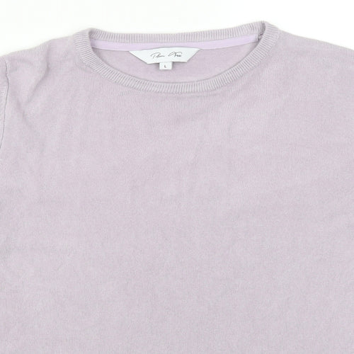Plum Tree Womens Purple   Pullover Jumper Size L