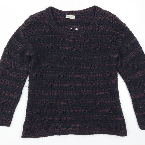 Marks and Spencer Womens Blue   Pullover Jumper Size 10  - Purple