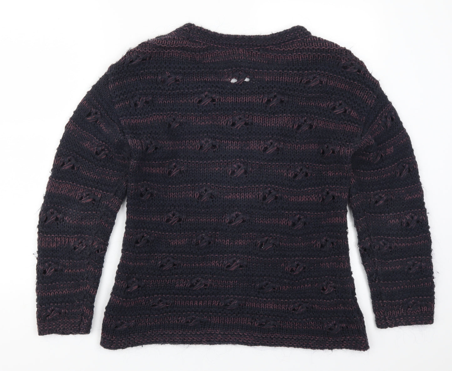 Marks and Spencer Womens Blue   Pullover Jumper Size 10  - Purple