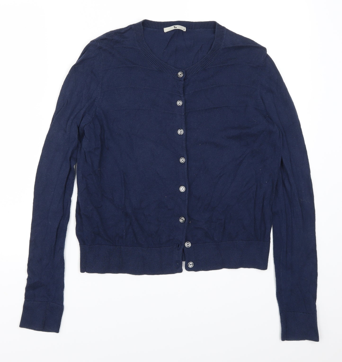 TU Womens Blue   Cardigan Jumper Size 14