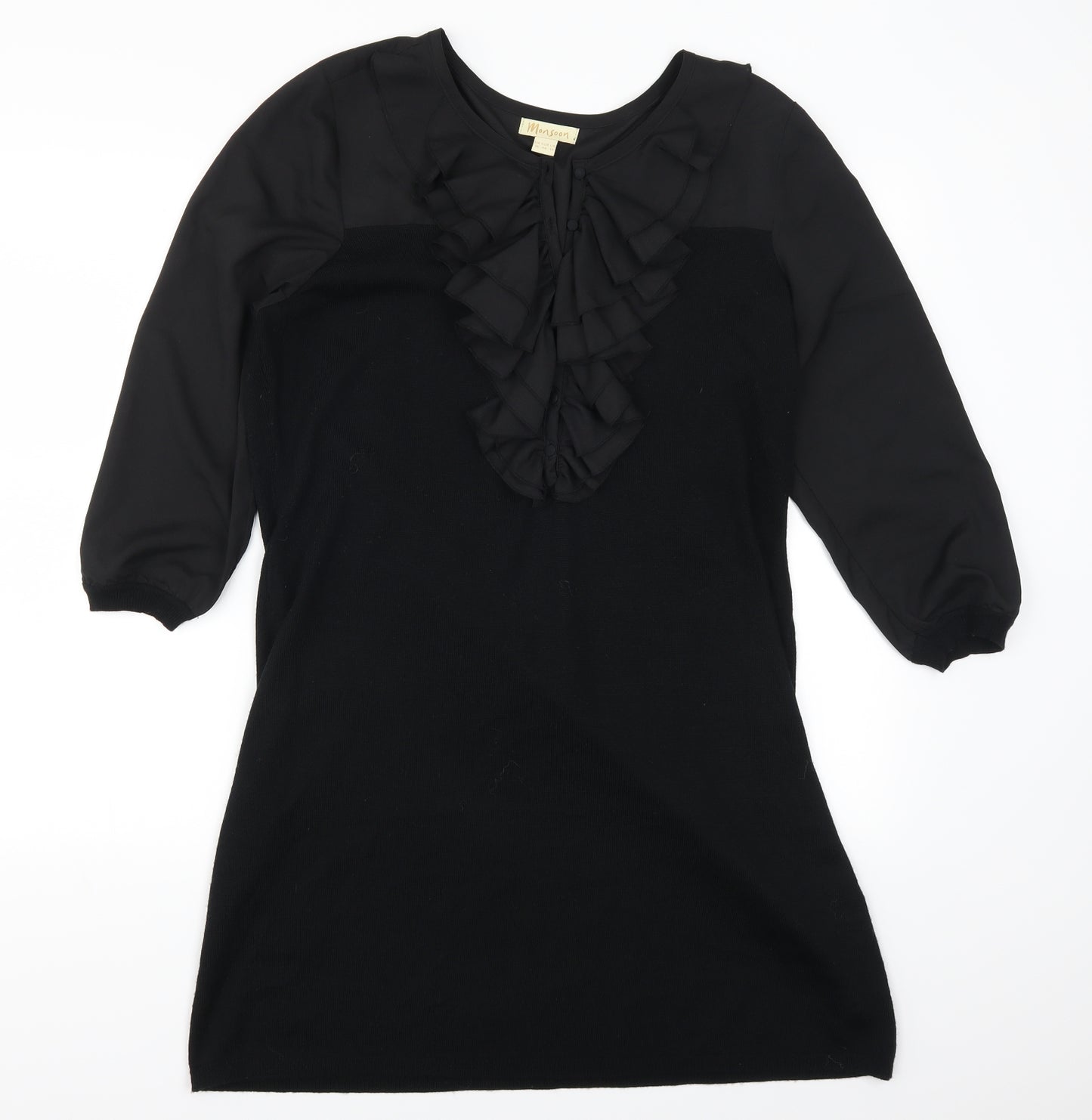 Monsoon Womens Black   Jumper Dress  Size 16