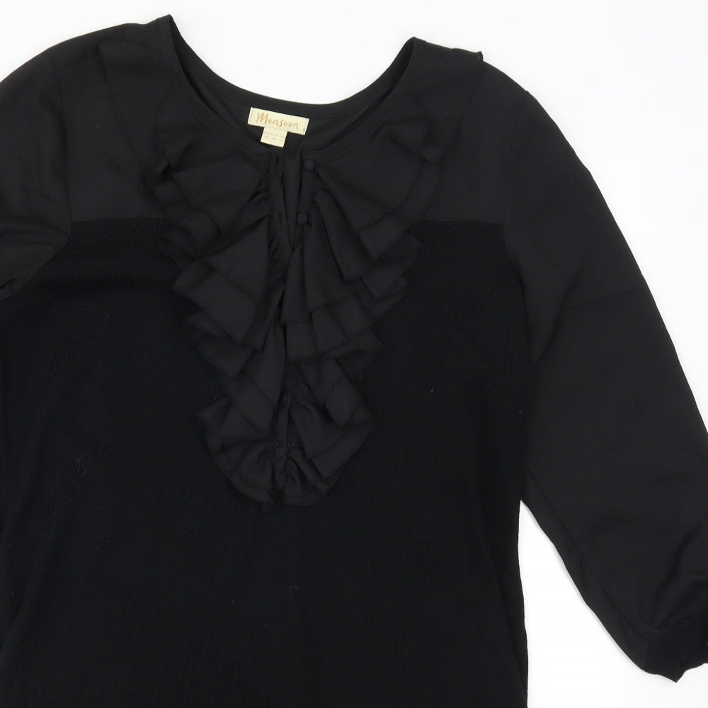 Monsoon Womens Black   Jumper Dress  Size 16