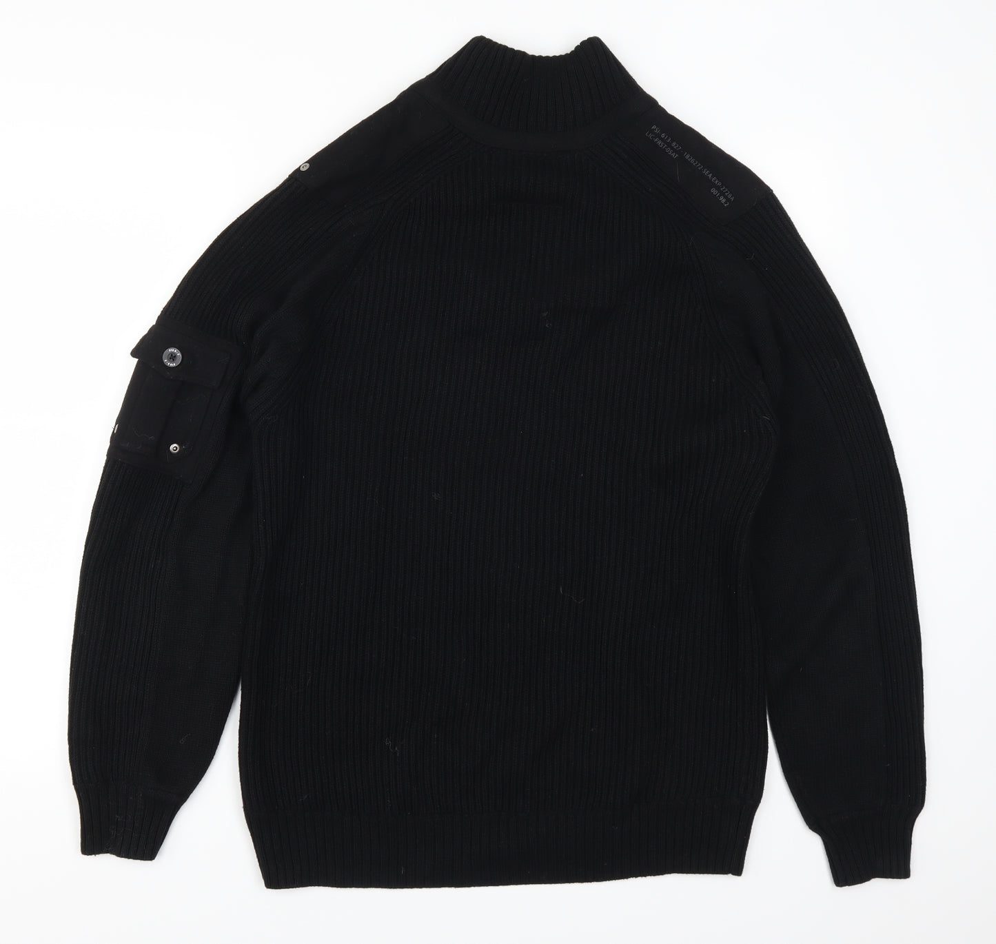 NEXT Mens Black   Pullover Jumper Size M