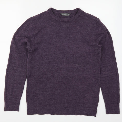 Cedarwood State Mens Purple   Pullover Jumper Size XS