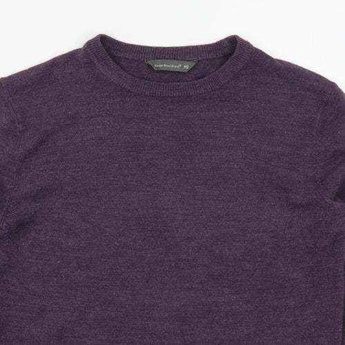 Cedarwood State Mens Purple   Pullover Jumper Size XS