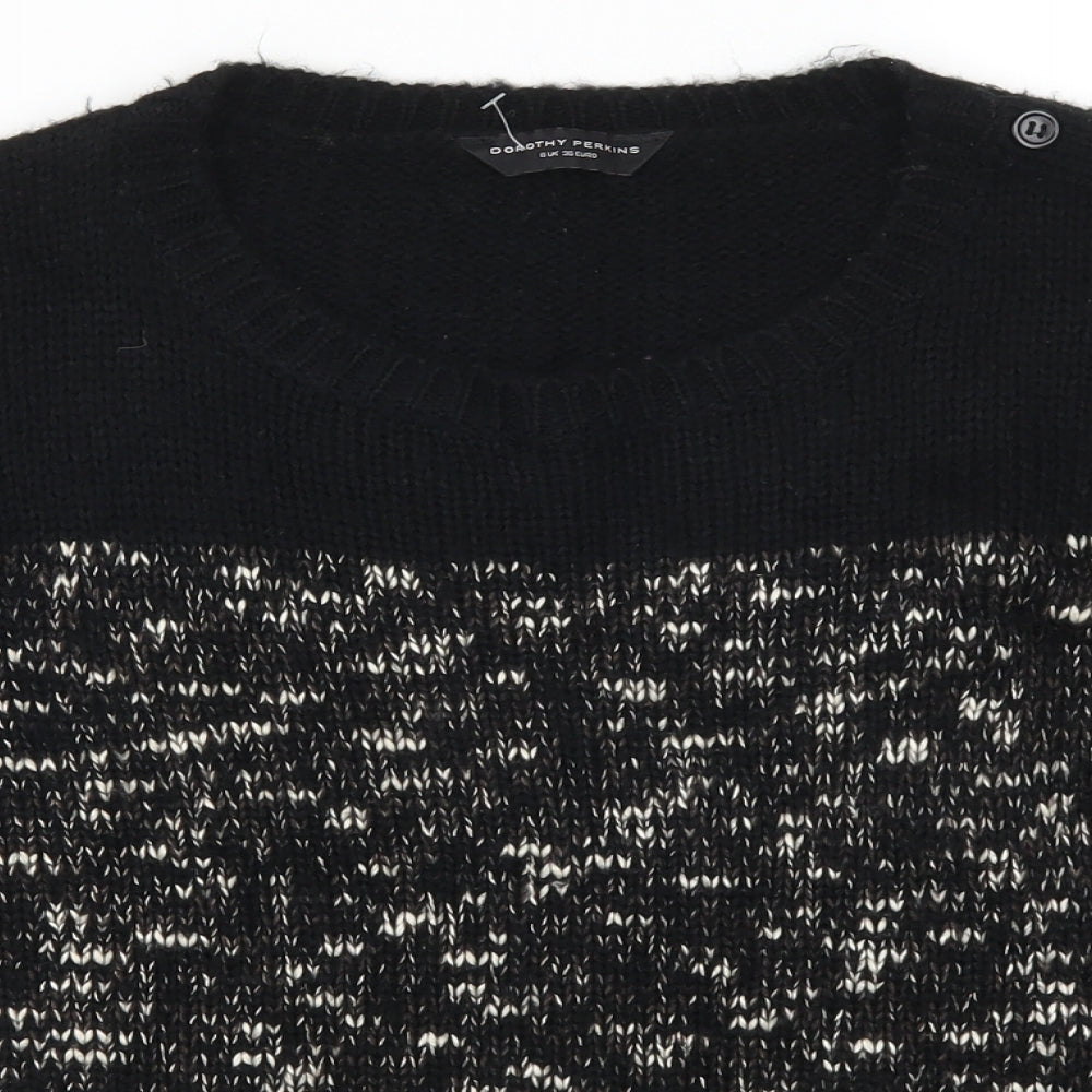 Dorothy Perkins Womens Black   Pullover Jumper Size 6