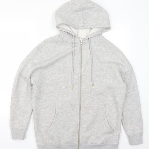 Very Womens Grey   Full Zip Hoodie Size 12