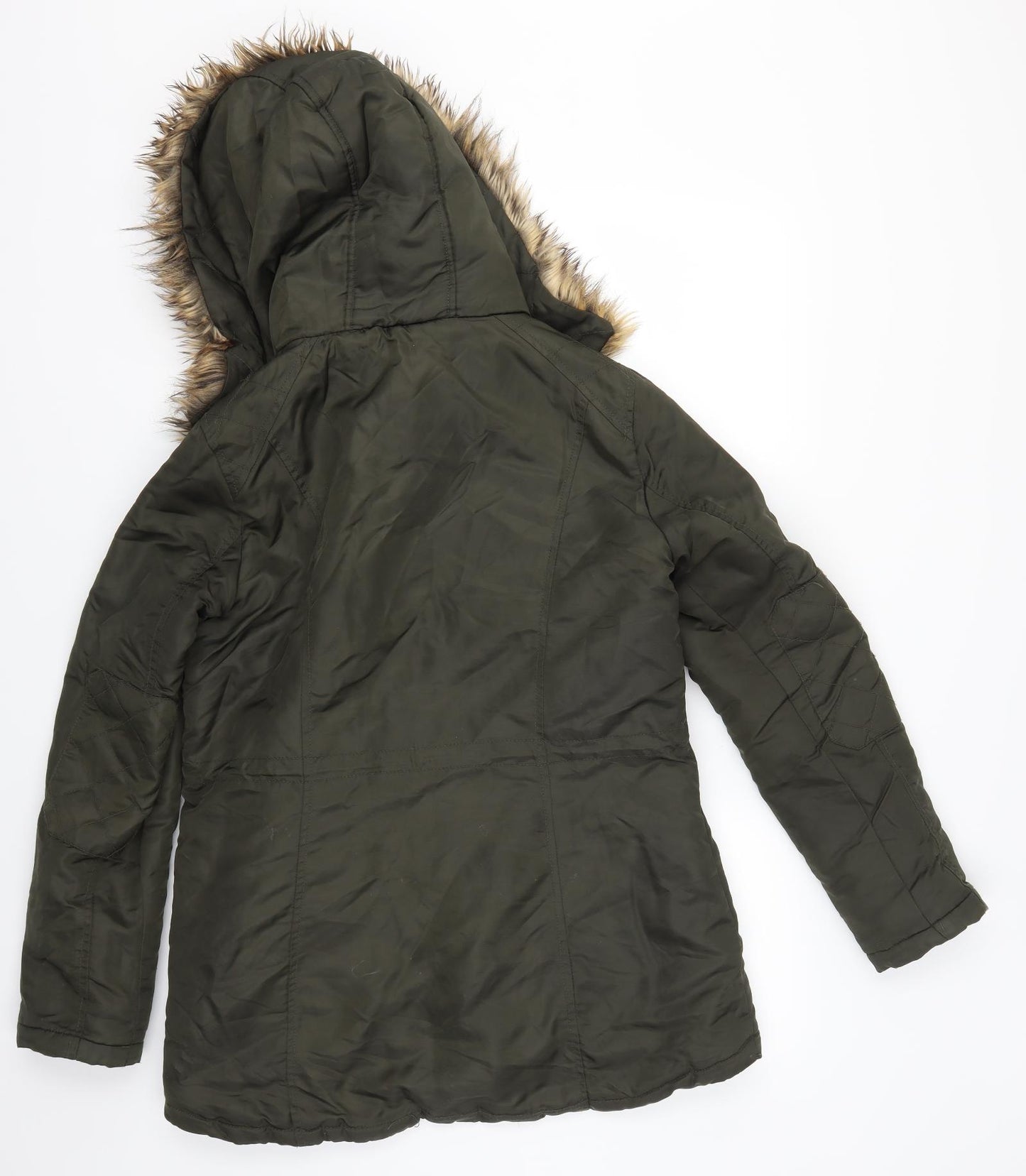 Atmosphere Womens Green   Parka Coat Size 12