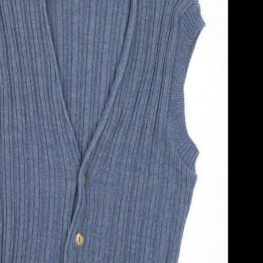 MC Casuals Mens Blue   Cardigan Jumper Size M