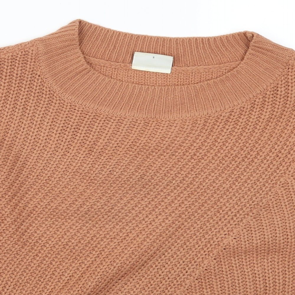 Noisy may Womens Brown   Pullover Jumper Size S
