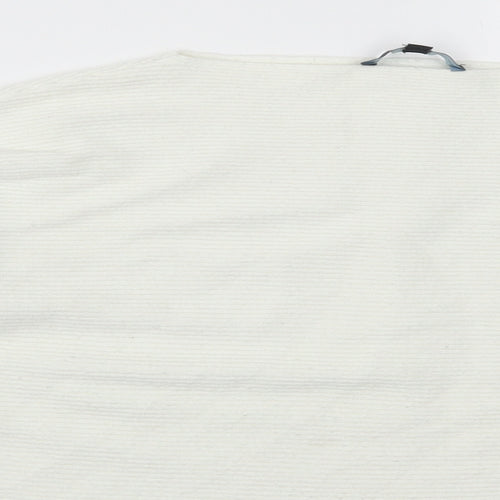 Joan Vass Womens White   Pullover Jumper Size M