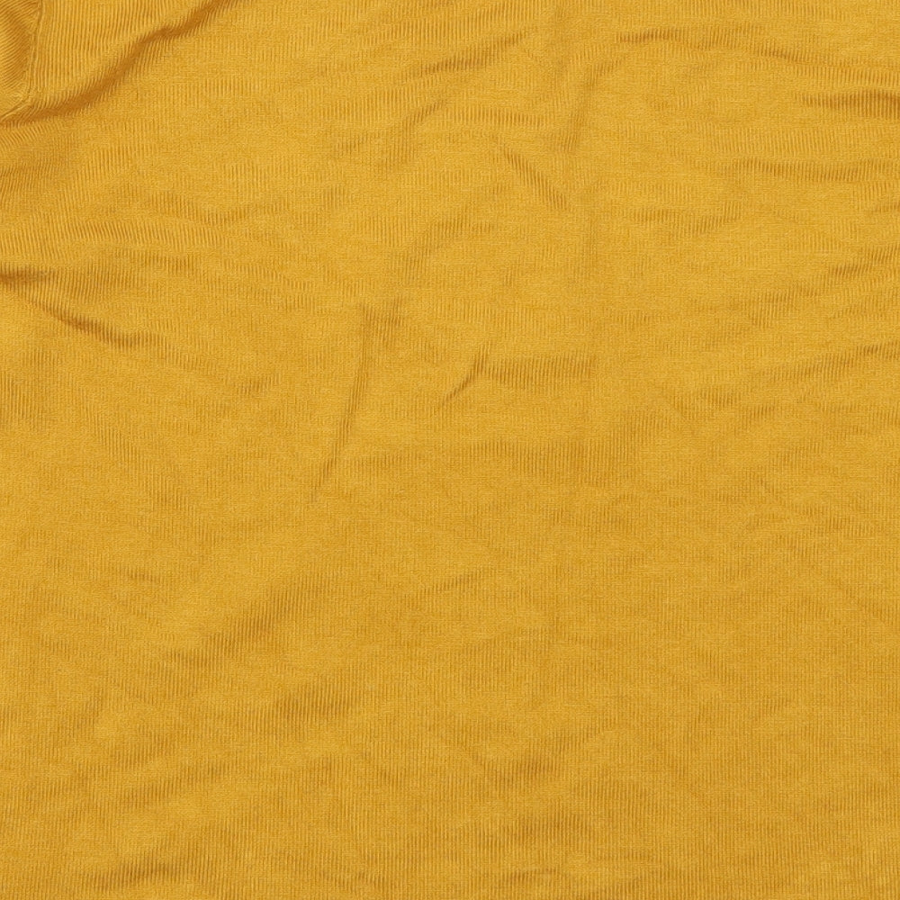 Bonmarché Womens Yellow Floral  Pullover Jumper Size 18