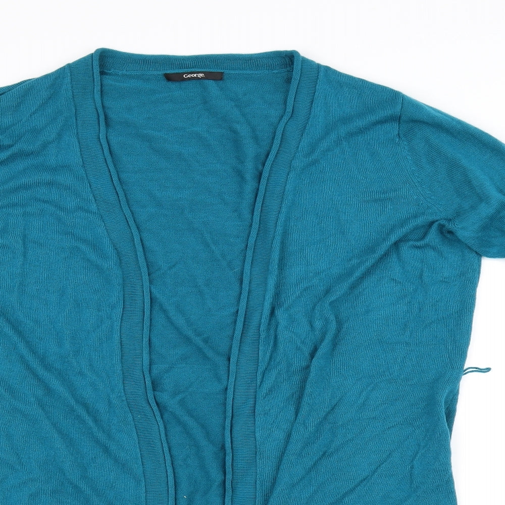 George Womens Blue   Cardigan Jumper Size 14