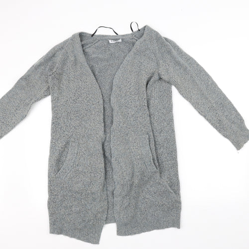Pieces Womens Grey   Cardigan Jumper Size L