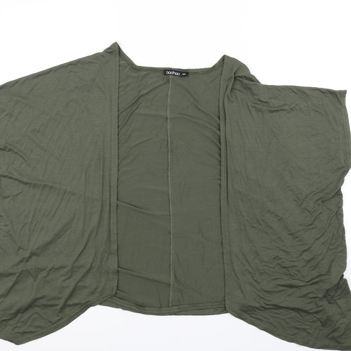 Boohoo Womens Green   Cardigan Jumper Size M