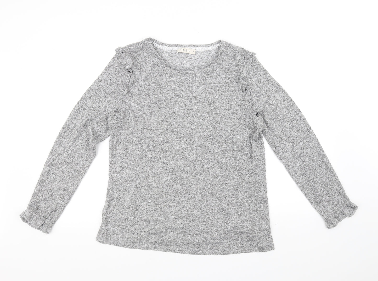Oasis Womens Grey   Pullover Jumper Size M