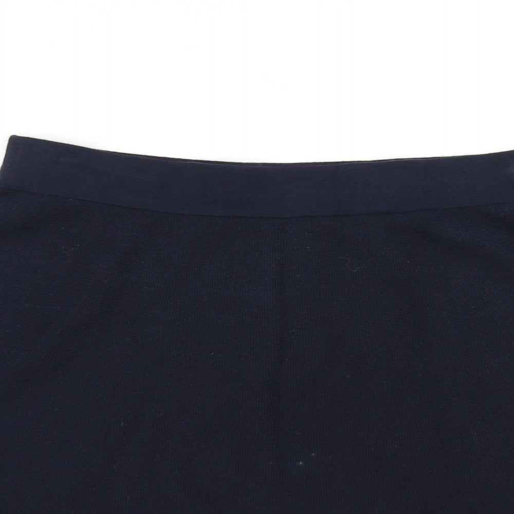 White Stuff Womens Blue Ikat  Flare Skirt Size 14