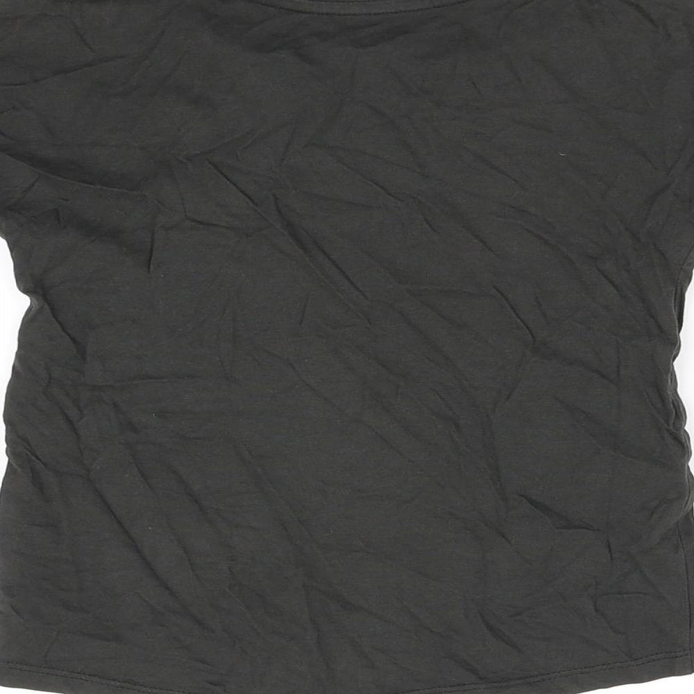TU Girls Black   Basic T-Shirt Size 6 Years