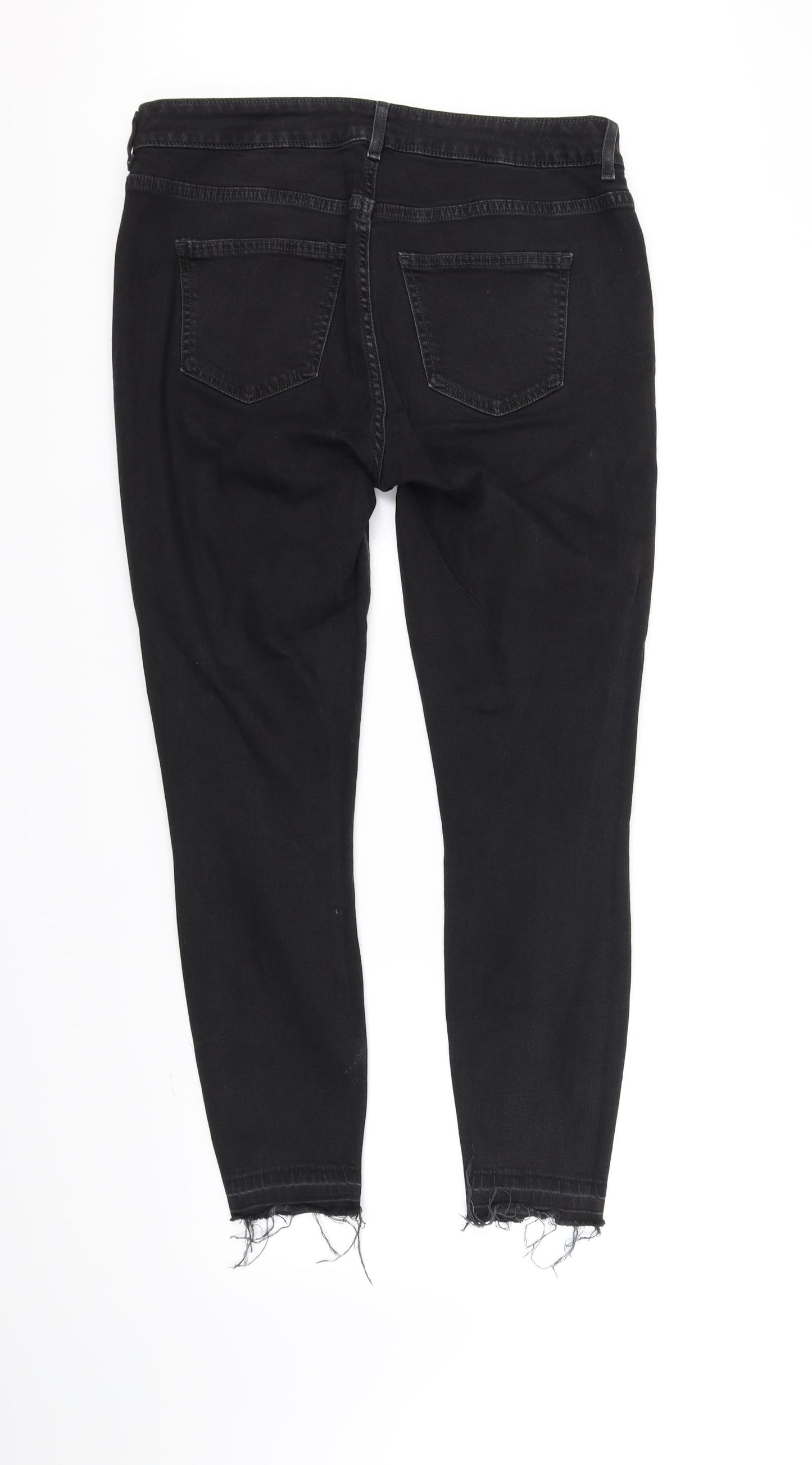 New Look Womens Black   Trousers  Size 14 L30 in