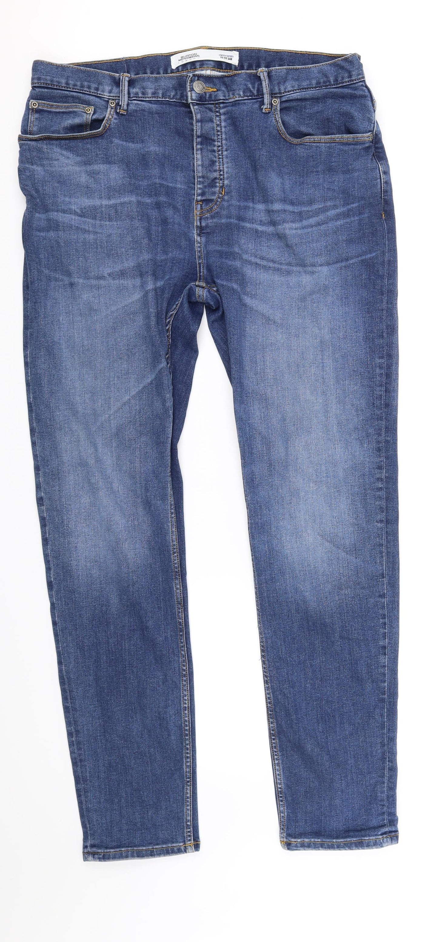 Burton Mens Blue   Straight Jeans Size 34 in L33 in