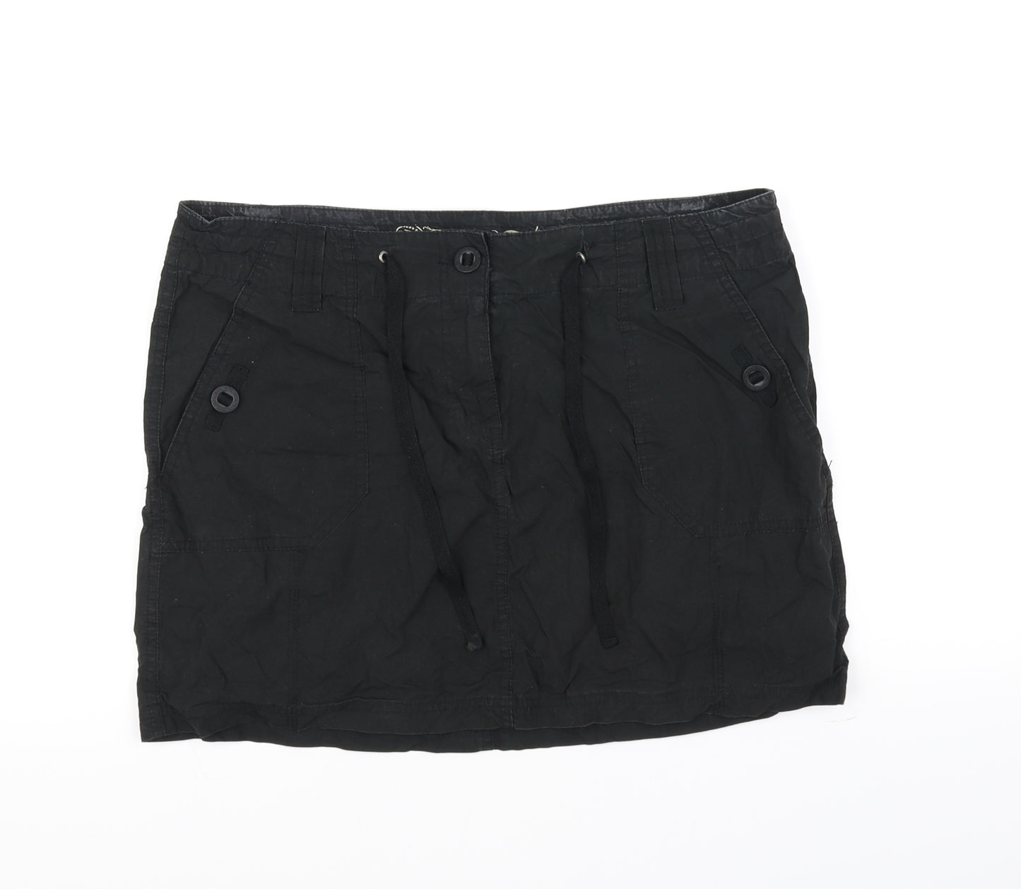 Dorothy Perkins Womens Black   A-Line Skirt Size 14